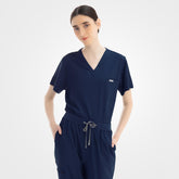 Vicogard® Classic Institutional Jogger Scrub Set | Navy Blue Medical Uniform