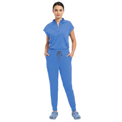 Vicogard Ceil Blue surgical scrub set, standard light blue uniform for nursing students