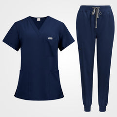 Vicogard® Classic Institutional Jogger Scrub Set | Navy Blue Medical Uniform