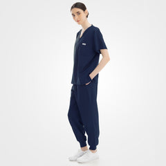 Vicogard® Classic Institutional Jogger Scrub Set | Navy Blue Medical Uniform