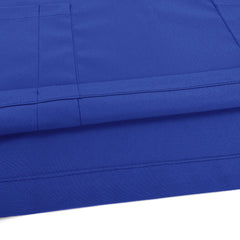 Close-up of Royal Blue UltraSOFT fabric texture, fade-resistant 4-way stretch polyester blend