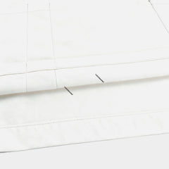 Close-up of White UltraSOFT fabric, stain-resistant and durable polyester blend